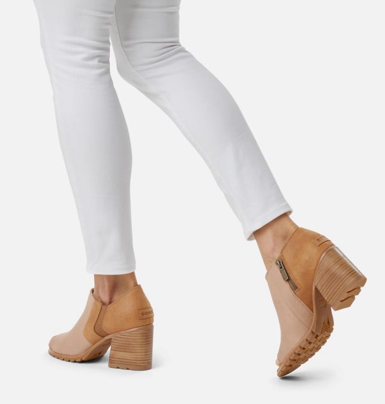 Womens Booties Beige - Sorel Nadia™ Ankle High - 470123-VAW